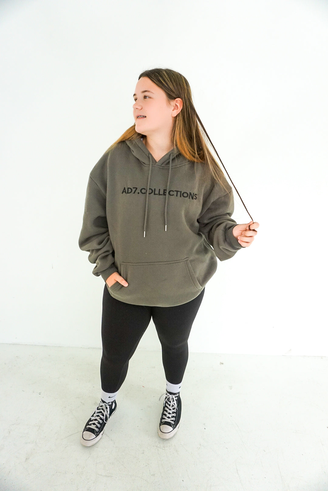 AD7 Classic Grey Hoodie