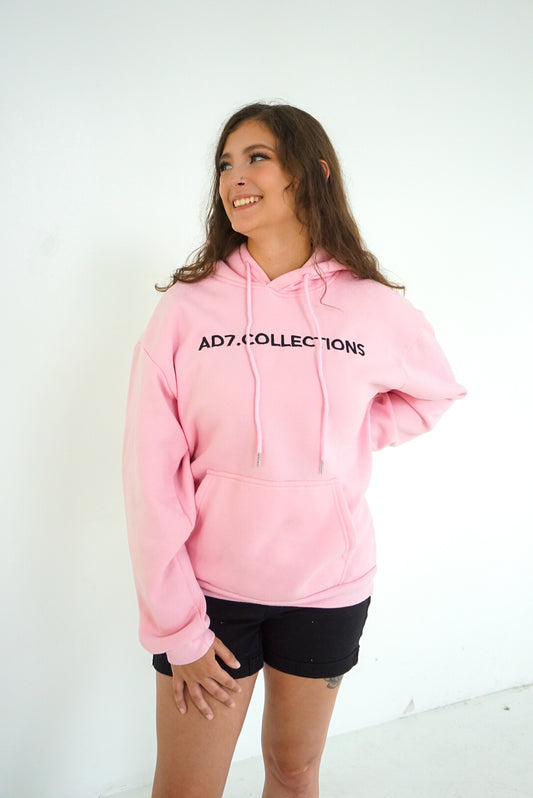 AD7 Classic Pink Hoodie